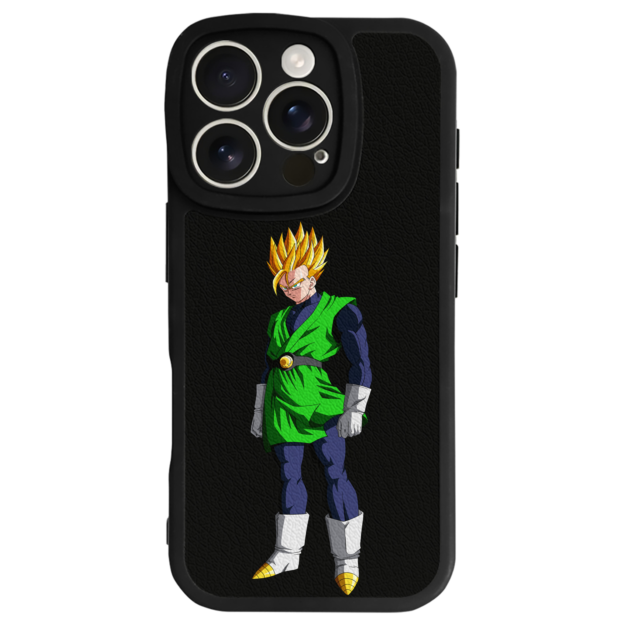 （画像用） ドラゴンボール 孫 悟飯（そんごはん）DRAGON BALL Son Gohan 【iPhone 16シリーズ対応】シリコンスマホケース（レザー調） 材質：シリコン